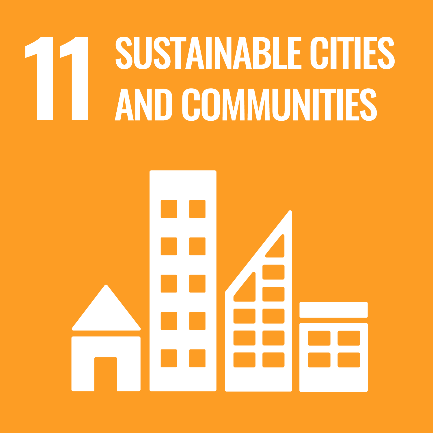 Goal 11 SUSTAINABLE CITIES AND COMMUNITIES title=